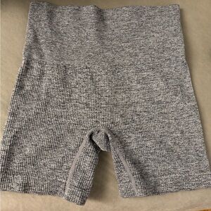 Colsie Gray High-Waisted Bike Shorts